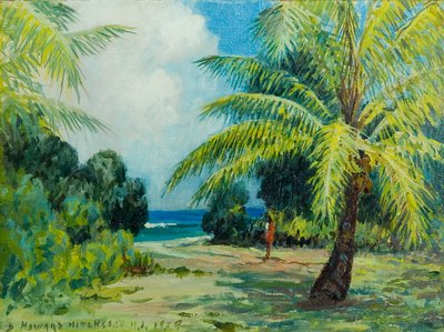 At Lanikai by D. Howard Hitchcock
